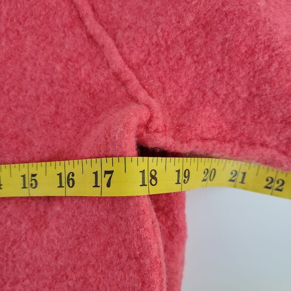 Free People Felted Wool V-Neck Sweater | Boiled Wool | Cozy Sculptural Knit | M - Picture 6 of 7